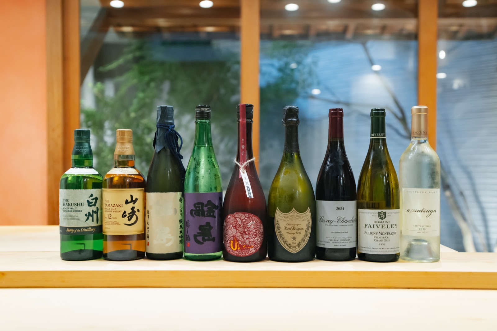 日本酒・ウイスキー・ワイン